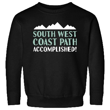 Discover South West Coast Path Accomplished Walking Hiking Camping Sweatshirts