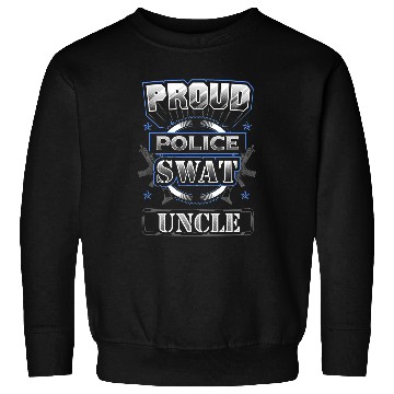 Discover Proud Police SWAT Uncle Graphic Sweatshirts