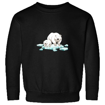 Discover Bear Pet Polar bear north pole polar bear environmental protection 2 Sweatshirts
