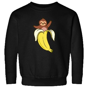 Discover Sloth Pet Banana Sloth Lover Sweatshirts