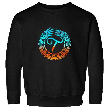 Discover Dragon Pet Tribal Dragon Initial Letter T Monogram Boho Sweatshirts