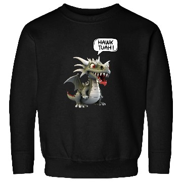 Discover Dragon Pet HAWK TUAH FUNNY VIRAL MEME DRAGON LOVER 0011 Sweatshirts