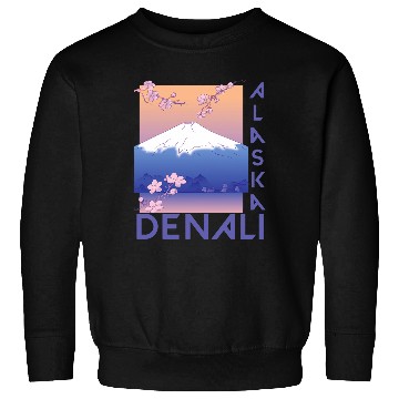 Discover Nature Hike Denali Mountain Hiking Mountaineer Outdoor Sweatshirts