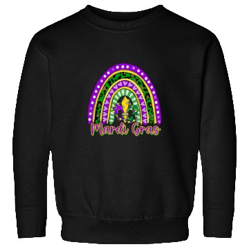 Discover Mardi Gras Rainbow Fleur De Lis Gerald Lily Sweatshirts