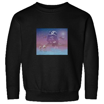 Discover Star Wars Classic Darth Vader Silhouette In The Sky Sweatshirts