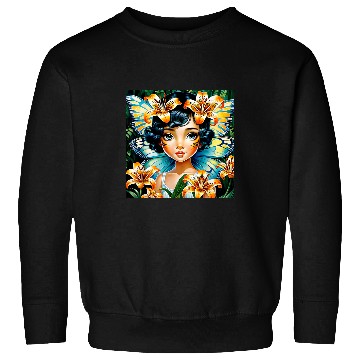 Discover Tiger Lily Fairy in the Garden Sweatshirts