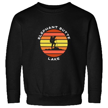 Discover Elephant Pet Butte State Park New Mexico Camping Vacation Sweatshirts