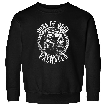 Discover Sons of Odin Valhalla for Vikings and Northmen Sweatshirts