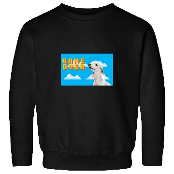 Discover 8Bit Game Over Bedlington Terrier Sweatshirts