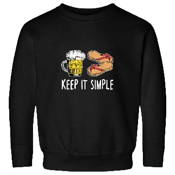 Discover Beer Fun Keep It Simple Beer And Flip Flops Sweatshirts