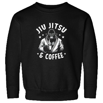 Discover Coffee Fun BJJ Brazilian Jiu Jitsu And Coffee Funny Jiu Jitsu Sweatshirts