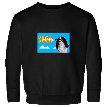 Discover 8Bit Game Over Cavalier King Charles Spaniel Sweatshirts