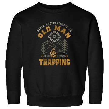 Discover Trapping Trap Hunting Trapper Sweatshirts