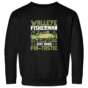 Discover Walleye Fisherman Design For Walleye Fishing Sweatshirts