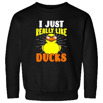 Discover Duck Pet Just Really Like Ducks Rubber Ducky Accessories Sweatshirts