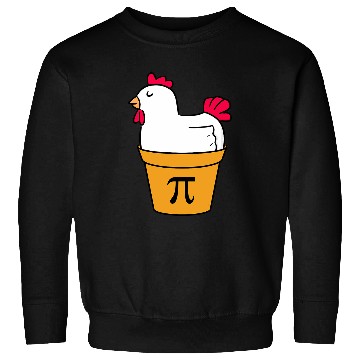 Discover Funny Math Chicken Pot Pi Chicken Pot Pie Sweatshirts