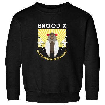 Discover Cicada Live In Concert Brood X Cicada Invasion Graphic Sweatshirts