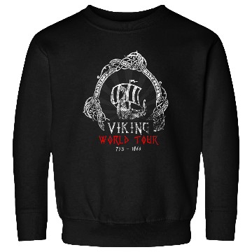 Discover Viking World Tour Cool Viking Walhalla Vikings Sweatshirts
