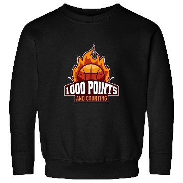Discover 1000 Points Basketball Scorer High School Basketball Player 27 Sweatshirts
