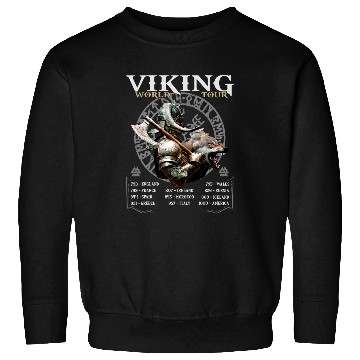 Discover Viking World Tour Denmark Viking Ship Sweatshirts