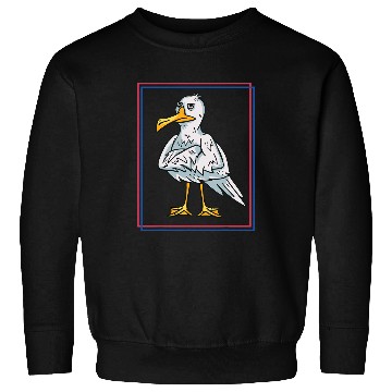 Discover Cool Seagull Retro Sweatshirts