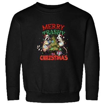 Discover Raccoon Pet Merry Trashy Christmas Raccoon xmass Tree Lights Raccoon Sweatshirts