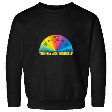 Discover 80s Music Retro Lyrics Pie Chart You May Ask Yourself Retro 22 Sweatshirts