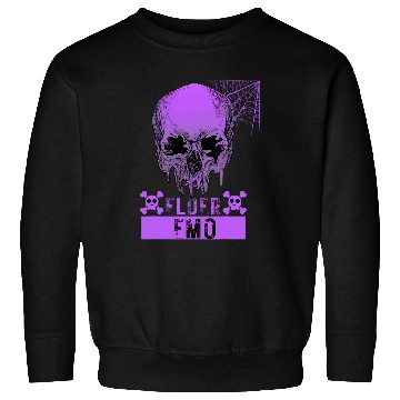 Discover Elder Emo Funny Emo Music Fan Scene Alternative 90s Kids Pun 7 Sweatshirts