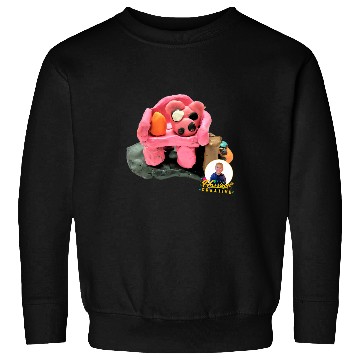 Discover Harrison Creative 2Clay Creations Characters 4 Pig Head Sweatshirts