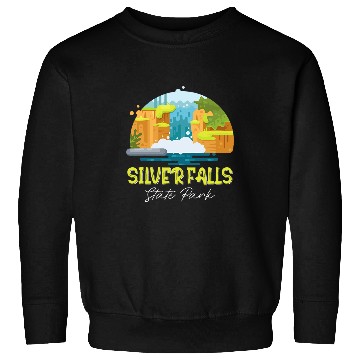 Discover Oregon Waterfalls Silver Falls State Park Souvenir Sweatshirts
