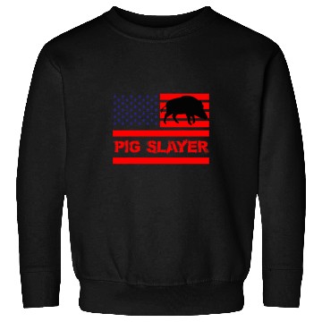 Discover Hog Removal Technician Boar Hunting Wild vintages Pig US Flag 9 Sweatshirts