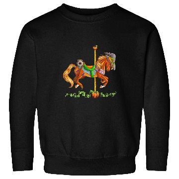 Discover Horse Lover Samhain Halloween Carousel Horse Sweatshirts
