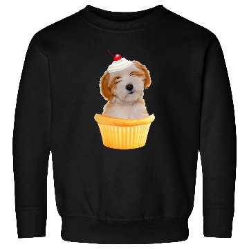 Discover Cupcake Puppy Tibetan Terrier Sweatshirts