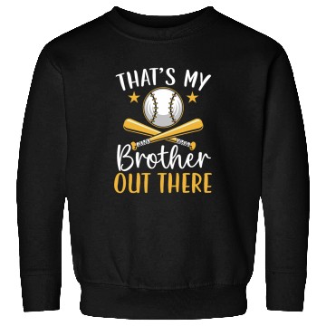 Discover Baseball Brother Baseball Player Brotherhood Sibling Bro 1 Sweatshirts