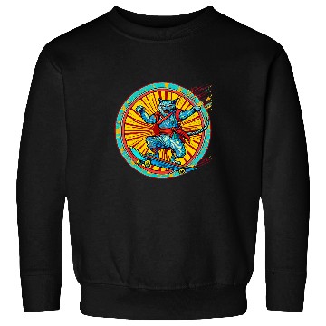 Discover Samurai Cat Rad Aggressive Ollie Skateboard Sweatshirts