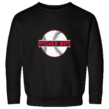 Discover Baseball Pitcher Wife Player Softball Themed Batter Sweatshirts