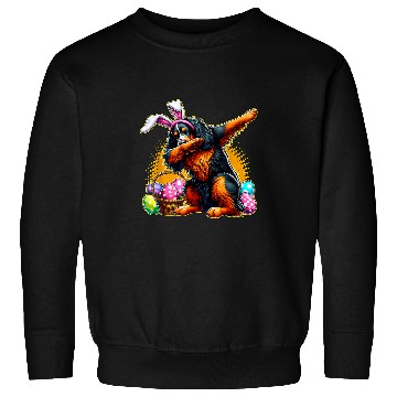 Discover Dabbings Easter Bunny Gordon Setter Dog 3 Sweatshirts