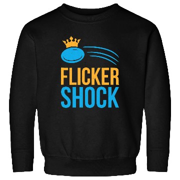 Discover Retro Folf DisGolf Ultimate Frisbee Flicker Shock Sweatshirts