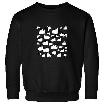Discover Funny Dog Design Long Sleeve Sweatshirts