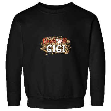 Discover Baseball Gigi Leopard Funny Softball MotherS Day Sweatshirts