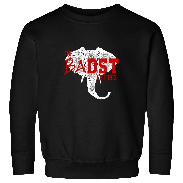 Discover GGT Large Elephant BaDST 1913 Oop 80s Music Sweatshirts