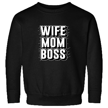 Discover Wife Mom Boss for Mommy and me matching Sweatshirts