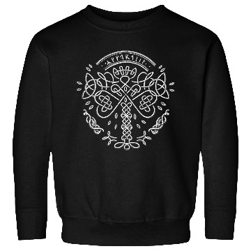 Discover Yggdrasil the Tree for Viking Celtic Knot Sweatshirts