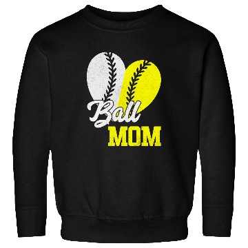 Discover Baseball Mom Ball Mom Mother Softball Cheer Mom 1 Sweatshirts