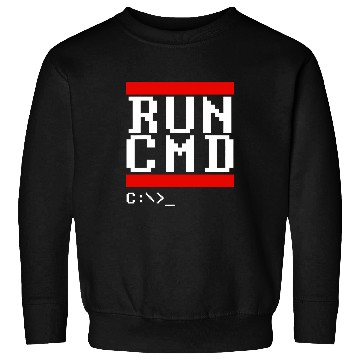 Discover Run CMD s Computer Command Software Coder Programmer Sweatshirts