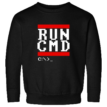 Discover Run CMD Funny Programmer Coding Sweatshirts