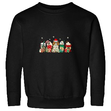 Discover Cavalier King Charles Spaniel Christmas Coffee Latte Sweatshirts