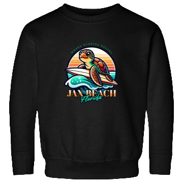 Discover Turtle Pet Jax Beach Loggerhead Sea Turtle Jacksonville Florida Sunset Sweatshirts