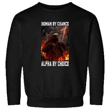 Discover Sloth Pet Alpha Sloth Cringe Meme Funny Cringy Animal Sweatshirts
