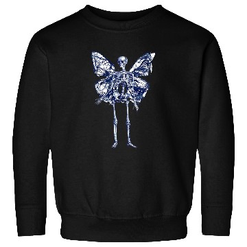 Discover Fairy Grunge Fairycore Cottagecore Skeletons Butterfly Gothic Sweatshirts